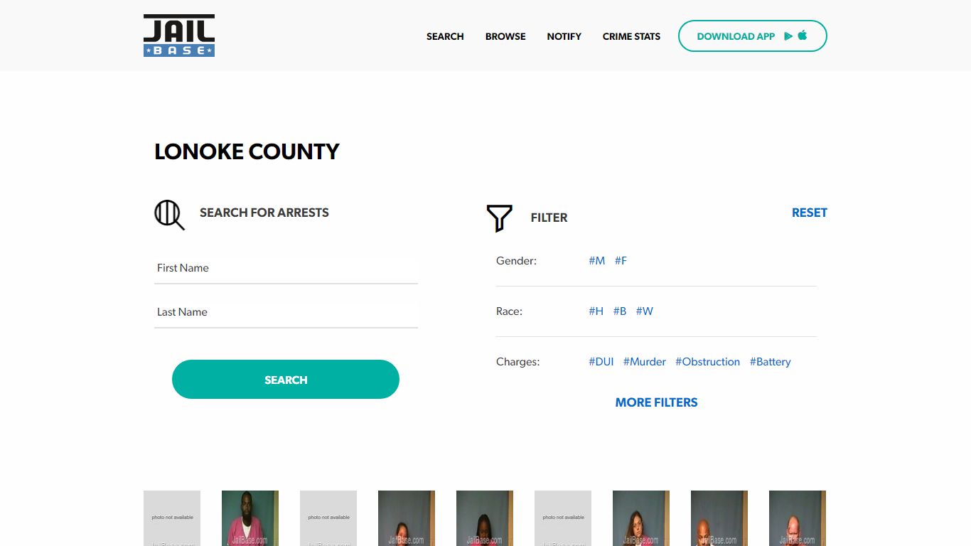 Lonoke County Jail Inmate Search and Mugshots | JailBase