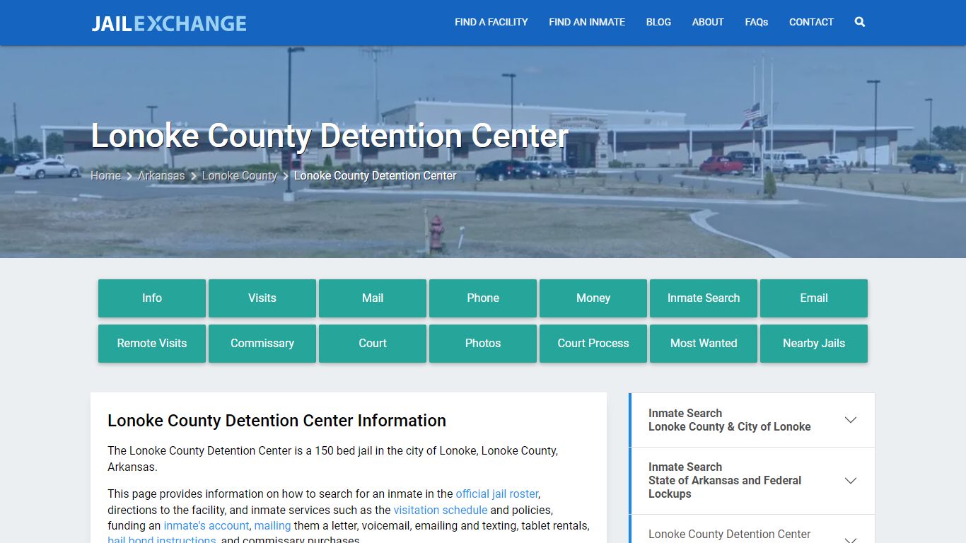 Lonoke County Detention Center, AR Inmate Search, Information